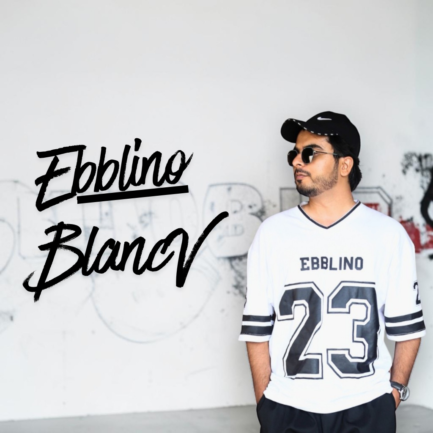 Ebblino BlancV – White V-Neck Baggy Shirt (Clean Cuts. Big Energy.)