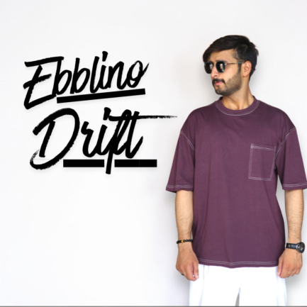Ebblino Drift – Mehroon Drop Shoulder / Baggy Shirt